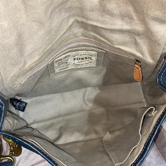 Vintage Fossil Reissue Messenger Bag A27 - Picture 11 of 16